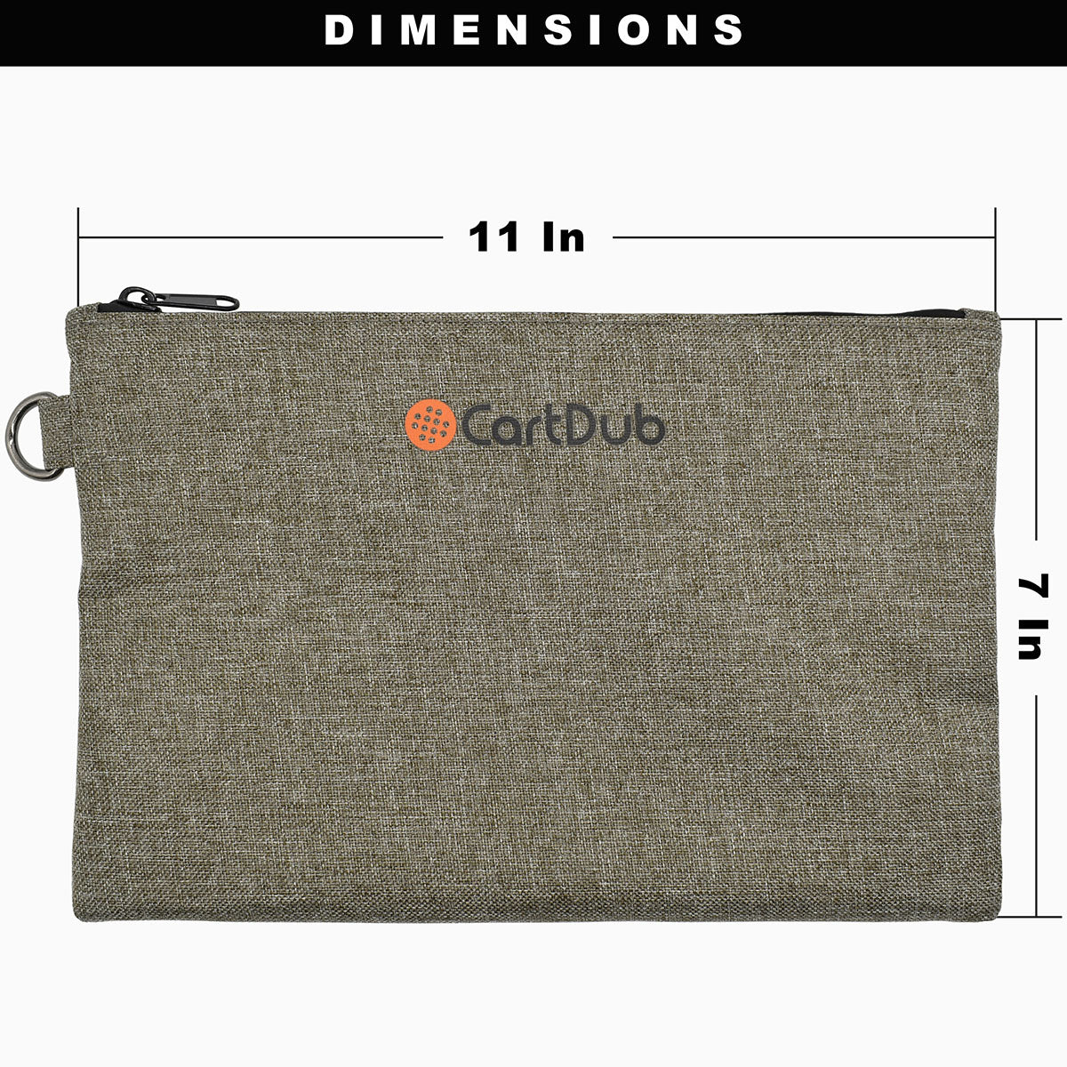 CartDub Smell Proof Bag Dimensions
