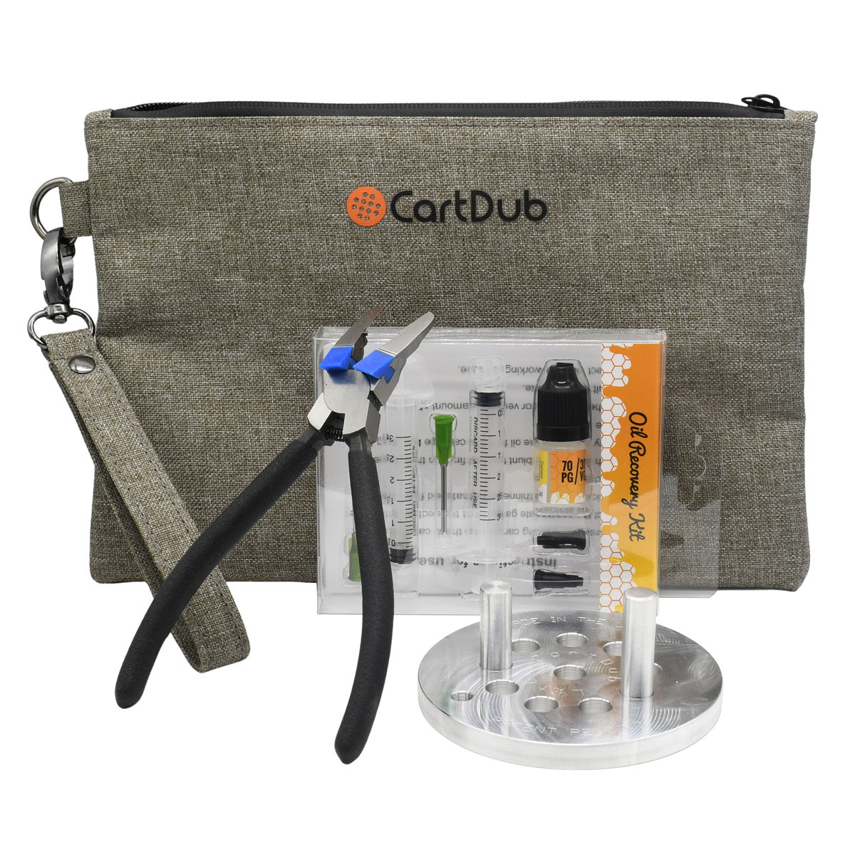 CartDub Kit To Open and Remove Oil from Cartridge