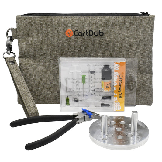 CartDub Kit To Open & Remove Oil From Prefilled Cartridge