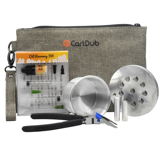 CartDub PLUS Complete Kit - open and remove oil from carts