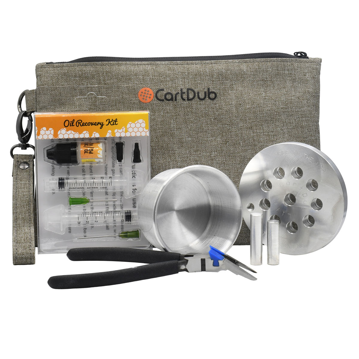 CartDub PLUS Complete Kit - open and remove oil from carts